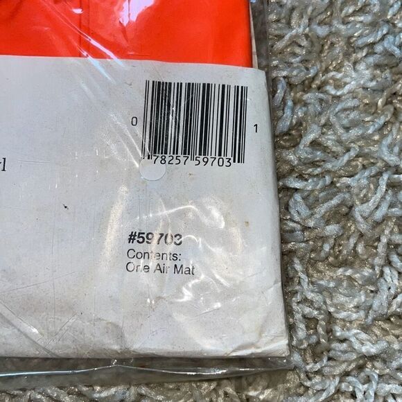 Intex 1994 Retro Wet Set Orange Inflatable Raft Vintage New In Package So Hip - Picture 6 of 7